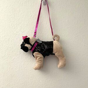 POOCHIE & CO PUG POOCH BLING PURSE